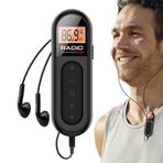 Küçük Taşınabilir Radyo,Yaşlılar için Şarj Edilebilir Cep FM Radyo - Mükemmel Sinyal Alımına Sahip Hafif Radyo, 500mAh Lityum Pilli Kişisel Radyo Fiakup