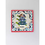 Küçükköy Temalı Polyester Kabartmalı Kaplumbağa Desen Magnet 7 X 7 Cm – Dekoratif Hediyelik Buzdolabı Süsü (Kod:1199)