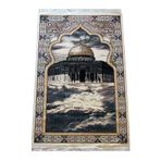 Kudüs Desenli Lüks Halı Tipi Dokuma Seccade