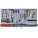 KUEPPER çelik sac-delikli duvar paneli 70100, 3 parçalı 120 x 60 cm