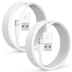 KUEVKA iPhone 15 Apple Kablosu (10 ft + 6 Ft) Araç Carplay Şarj Kablosu USB A'dan USB C'ye AirPods Pro (2. Nesil), Apple TV 4K Remote (3. Nesil), MacBook Air/Pro, iPad Pro 12,9 inç/Hava/Mini için