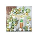 Küf Yeşilli Balon Zincir Set, Haki 54745754754754
