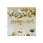 Küf Yeşilli Balon Zincir Set, KÜF YEŞİLİ