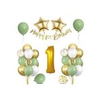 Küfyeşilli Yaş Balon Set 5 Sayısı Yeşil
