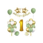 Küfyeşilli Yaş Balon Set Yeşil 1 Sayi