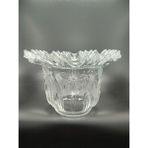 Kuğulu Avize. Kıvırcık Avize Camı .Tam Şeffaf Renkte. (Alt Çap: 10.00cm-h:15.50cm)