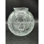 Kuğulu Avize Osmanlı Avize Camı Şeffaf Çatlatılmış Desenli Grifli (Çap: 20.00cm - Yuva Çapı: 10.00cm)