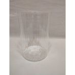 Kuğulu Avize. Silindir Avize Camı.tam Şeffaf.kendinden Çizgili.(E.27)Çap:10.00cm-h:15.00cm.Normal ampule göre.
