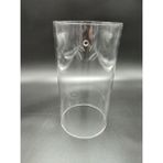 Kuğulu Avize Silindir Avize Camı.yanlarından3.adet Delikli.şeffaf RENKTE.(ÇAP:12.00cm-H:23.00cm)