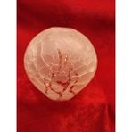 Kuğulu Avize Tekli Avize Camı(E.27)Mat,çatlatılmış desenli (Çapı:20.00cm-h:20.00cm) - Renkli