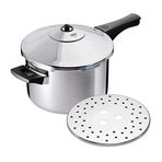 KUHN RIKON 3039 pişirme kabı tencere düdüklü tencere Duromatic Inox Stielmodell, paslanmaz çelik, Edelstahl, 2.5 L, 20 cm