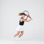 Kuikma 8547381 Kadın Tenis Eteği - Beyaz - Essentiel 100