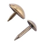 KUIKUI 100 Adet Döşeme Çivisi, Mobilya Davul Ahşap Kapı için Çivi Bağlantı Elemanları, 6 x 12 mm / 10 x 9 mm (İsteğe Bağlı) (10 x 9 mm)