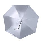 KUIKUI Kafaya Monte Şemsiye Şapka Kepi 76 cm Balıkçılık Bahçe Güneşliği Dış Mekan Başlık, safir