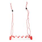 KUIKUI Sinek Kuşu Besleyici Dış Mekan için Kuş besleyiciler Dışarıda Parlak Dışarıda Asılı Kırmızı Şeffaf 30 cm 11,8 inç Tüp Şeklinde Kuş besleyici sinek kuşu Besleme
