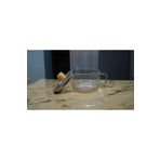 Kuka Bambu Kapaklı 1800 ml Isıya Dayanıklı Cam Tencere 16x10