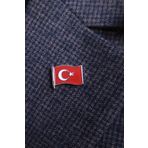 Kuker Madeni Eşya Türk Bayrağı Rozet