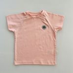 Kukita Kız & Erkek Basic Tişört - Pembe - 0 - 1 Yaş