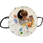 Kukita Magic Playmat (Sihirli Oyun Halısı/oyun Çantası) - Antrasit - 120 x 120 cm