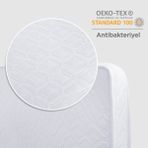 Kukka KM0501 80 x 160 Sünger Bebek Yatağı H:10 cm - Beyaz - 80 x 160 cm