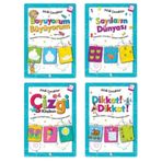Kukla Akıllı Çocuklar Etkinlik Seti 5+ Yaş 4 Kitap