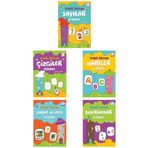 Kukla Yayınları Evdeki Okulum Çizgiler+ Harfler +sayılar+ Dikkat Ve Algı +kavramlar Kitabım 4 Yaş 5 Kitap Seti