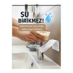 KUKO DESIGN Duvara Monte Sabunluk Çift Taraflı Bantlı – Su Tahliyeli Sabun Tutucu Banyo Mutfak Yapışkanlı Organizer Dekoratif Sabun Kabı