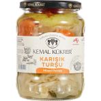 Kükrer Karışık Turşu Cam Kavanoz 650 gr