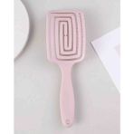 Kukuli 3 Boyutlu Saç Açma Fırçası Tarağı - Açık Pembe