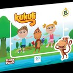 Kukuli CA.5137 Ca Oyuncak 35 Parça Frame Puzzle