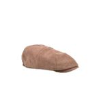 Külah Erkek Kahve İngiliz Şapka Newsboy Kasket Flat Cap,Camel 60 Cm