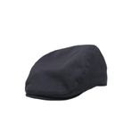 Külah Erkek Kasket Cotton İngiliz Siyah Flat Cap Şapka