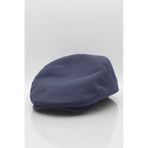 Külah Erkek Lacivert Kasket Keten Yazlık Flat Cap Şapka lacivert