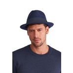 Külah Erkek Lacivert Keçe Trilby Fötr Şapka