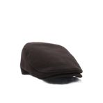 Külah Erkek Şapka Kışlık Trend Flat Cap Yün Kasket,Kahve Tek Ebat