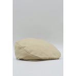 Külah Erkek Yazlık %100 Cotton Kasket Şapka Flat Cap - Standart - Bej