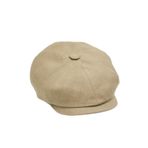 Külah Erkek%100 Cotton Yazlık İngiliz Kasket Şapka,Camel Tek Ebat