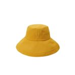 Külah Kadın Oversize Hardal Uv Korumalı Bucket Plaj Şapkası