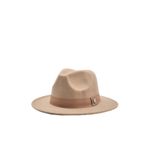 Külah Kadın Taba Şapka Trend Fötr Kovboy Fedora Şapka