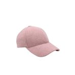 Külah Kadın Yünlü Kışlık Beyzbol Kep Şapka,Pembe Tek Ebat