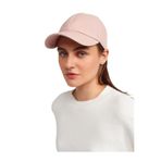 Külah Pembe Deri Kadın Kep Şapka - Standart
