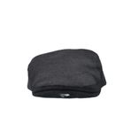 Külah Siyah Yünlü Kışlık Erkek Kasket Driver Şapka Flat Cap