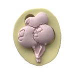 Külahlı Dondurma Şeklinde Silikon Pasta ve Seker Hamuru Kalibi 5,5x4x0,5 cm