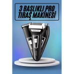 Kulak Burun Kıl Kesme Ense Yanak Tıraş Seti 3 Başlıklı Profesyonel Mir74029654