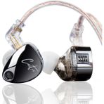 Kulak Monitörü Kulaklıklarında KZ Castor, HiFi Geliştirilmiş Bas Kulak İçi Kulaklık Ses Ayarlama Gürültü İzolasyonlu IEM, Çift Dinamik Sürücü Kablolu Kulaklıklar, 2PIN-C Ayrılabilir Kablo