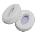 Kulak Muffs Earpads, Kulak Yastığı İşitme Koruyucusu Yumuşak Protein Deri Ses Yalıtımı Kulaklık Için (BLACK) (WHITE)