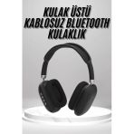 Kulak Üstü Kablosuz Bluetooth Kulaklık Yumuşak Süngerli Sd Kart Girişli Mir70451110