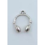Kulaklık Gümüş Kaplama Kolye Ucu