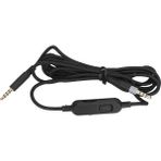Kulaklık Kablosu 3,5 mm Fiş Yedek Kulaklık Kablosu Hyperx Cloud Mix Için Hat Içi Sessiz Ses Kontrolü G633 G933 (Yurt Dışından)