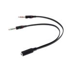 Kulaklik Mikrofon Ayirici 3.5Mm 4457A Splitter Switch Dönüştürücü